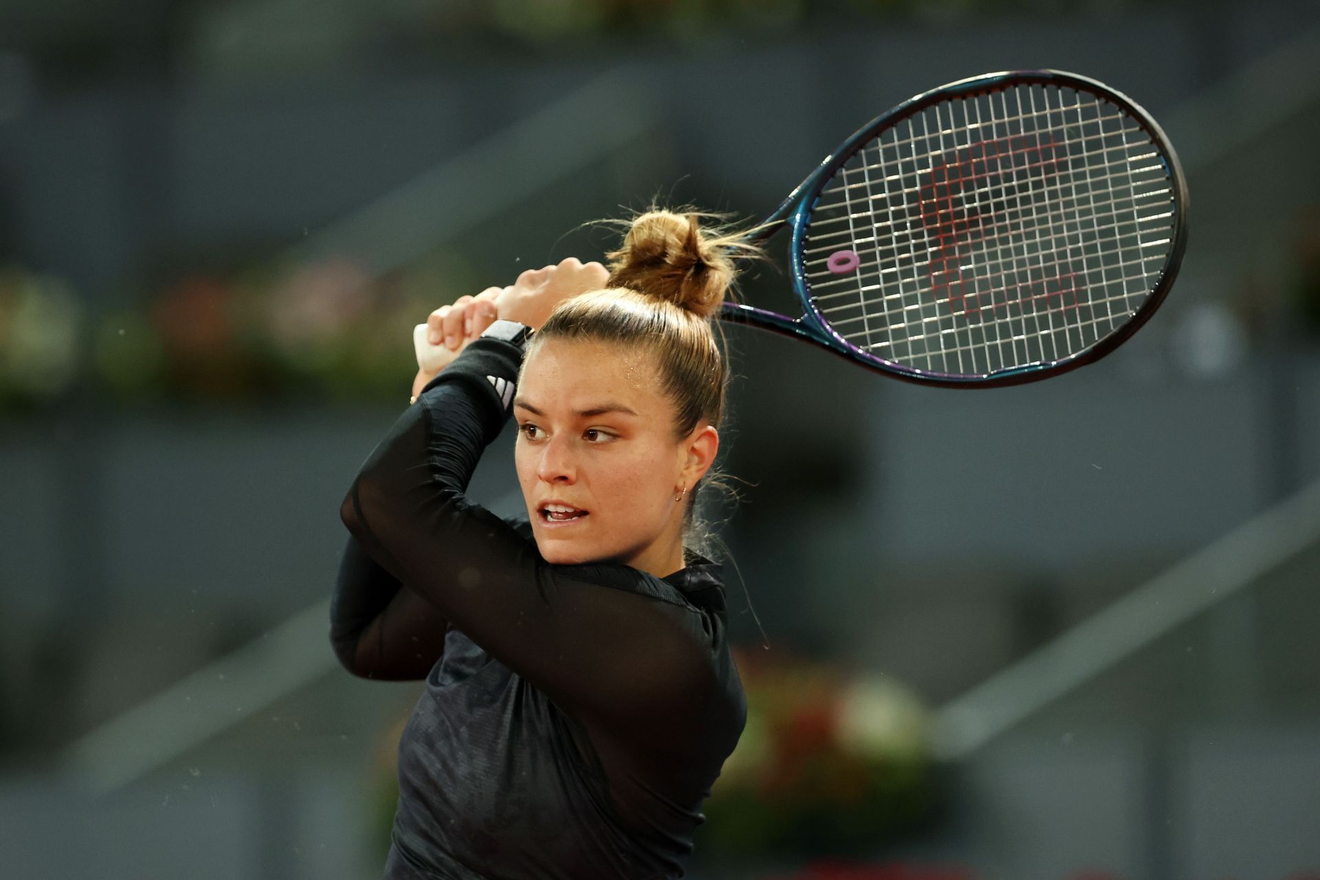 Maria Sakkari at the 2023 Madrid Open.