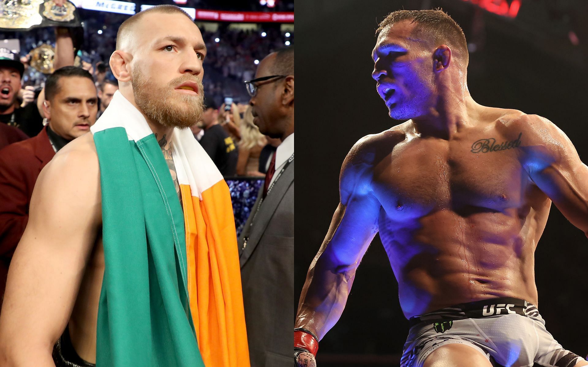 Conor McGregor (left), Michael Chandler (right)