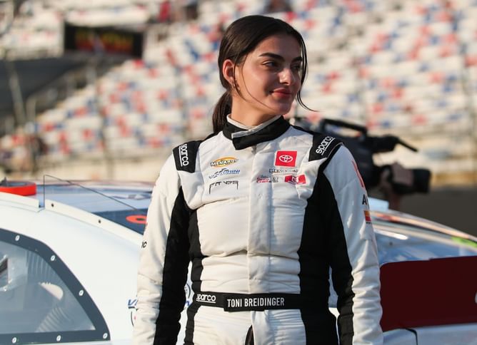 “Really proud to be able to represent the sport”: NASCAR history maker Toni Breidinger lives two childhood dreams at once