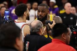 How many times has LeBron James been eliminated in first round of NBA Playoffs?