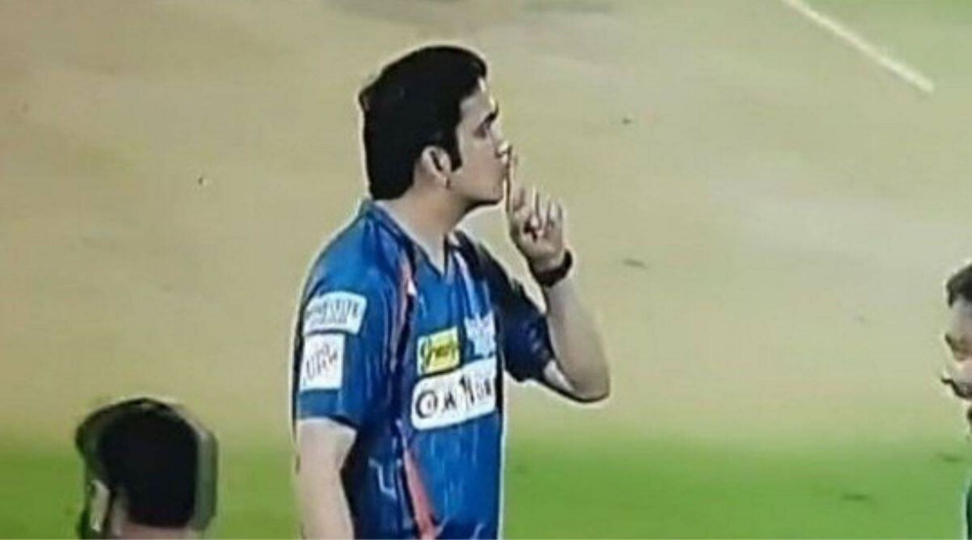 Gautam Gambhir made this gesture after LSG beat RCB in a last-ball thriller.