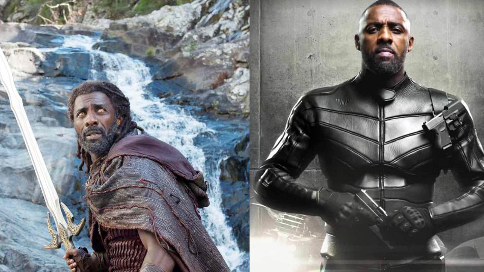 Idris Elba played Heimdall in the MCU and Brixton Lore in Fast &amp; Furious Presents: Hobbs and Shaw (Images via Universal/Marvel)