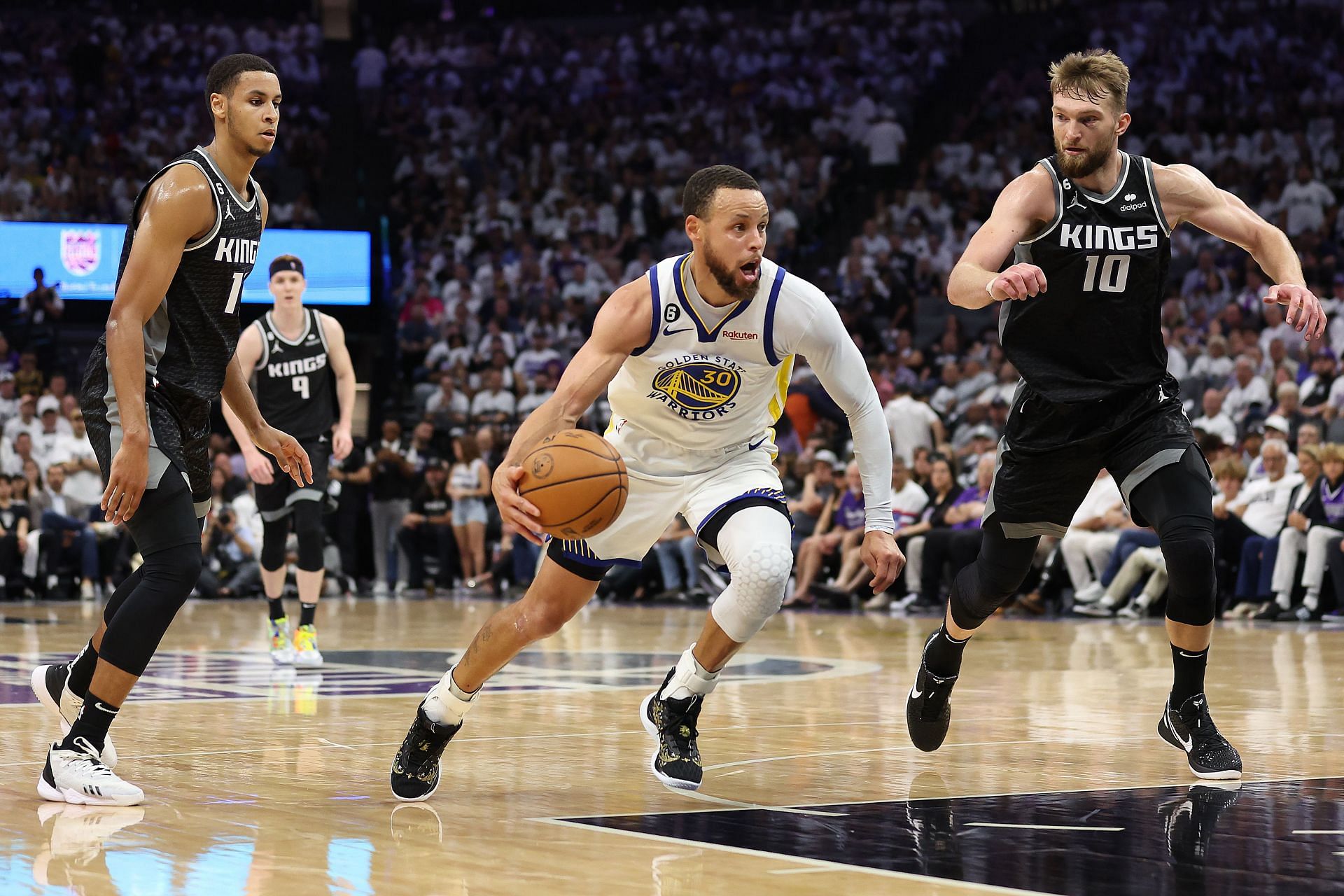 Golden State Warriors versus Sacramento Kings Game 7