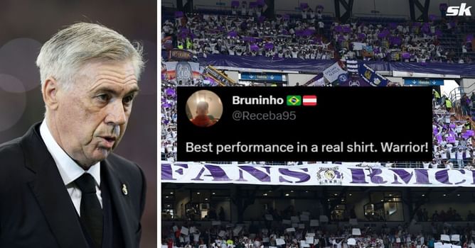 "Silenced the haters," "Best performance in a Real shirt" - Fans hail Real Madrid star for 'warrior-esqe' effort in 1-1 draw against Manchester City