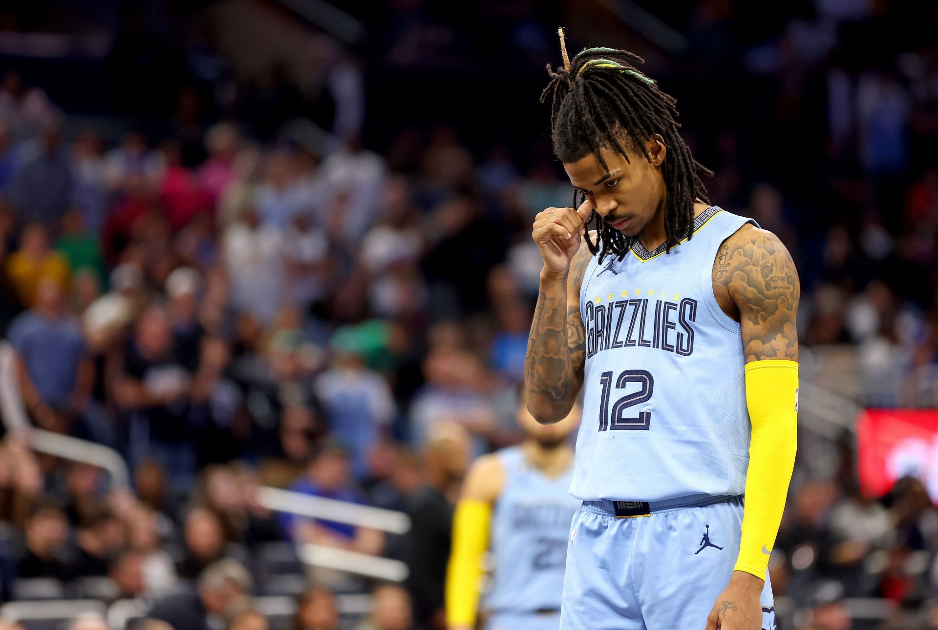 Ja Morant in Memphis Grizzlies Jersey