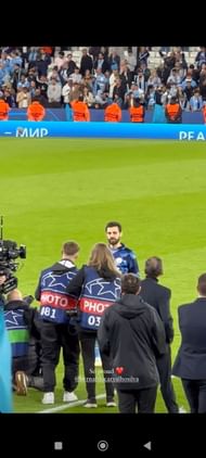 A screenshot of Ines Degener Tomaz's Instagram story of her fiance Bernardo Silva