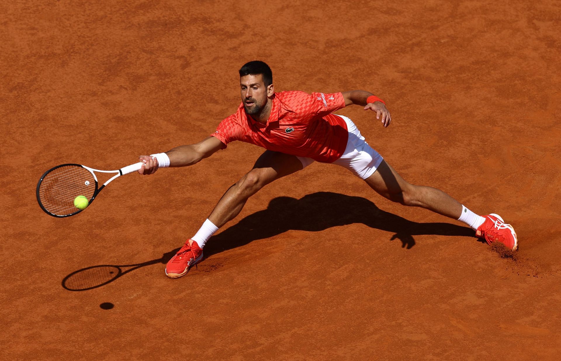 Novak Djokovic at the 2023 Italian Open