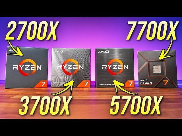 Amd Ryzen 7 3700x Vs Ryzen 7 5700x Vs Ryzen 7 7700x Specs Performance Pricing And More Compared 8850