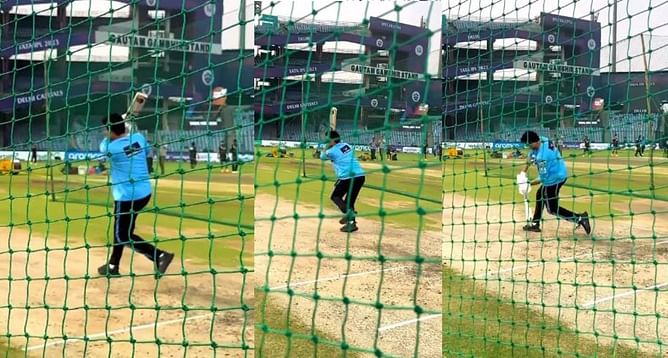 IPL 2023 : DC vs RCB मैच से पहले 'दादा' ने बल्ले से मचाया कहर, सौरव गांगुली ने पुराने अंदाज में खेले शानदार शॉट्स