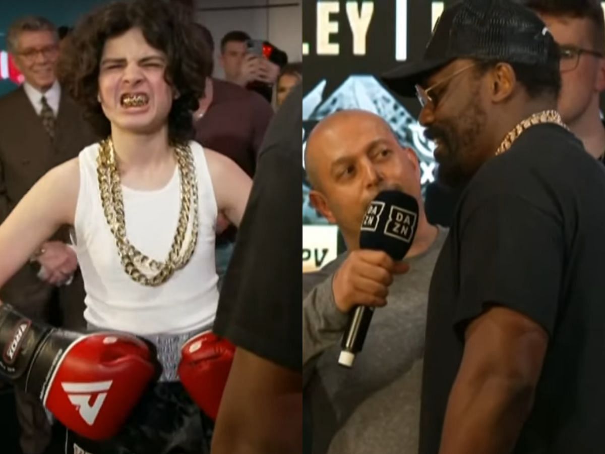 Matan Even challenges heavyweight boxer (Image via YouTube)