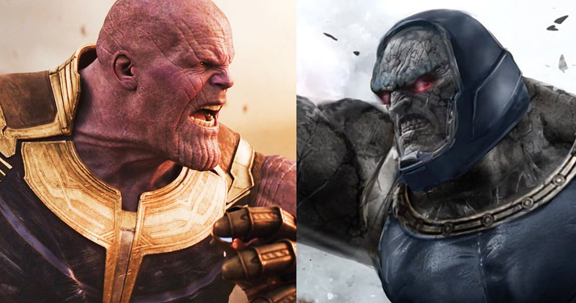 Thanos vs. Darkseid (Image via Marvel/DC)