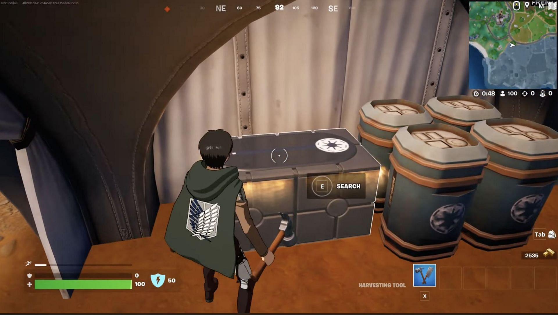 Open one of these chests (Image vid Bodil40 on YouTube)