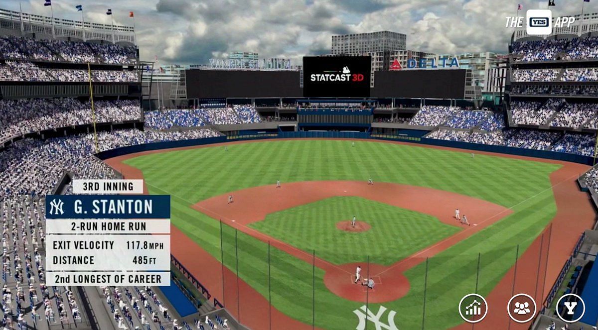Watch: Yankees' Giancarlo Stanton hits insane 485-foot home run