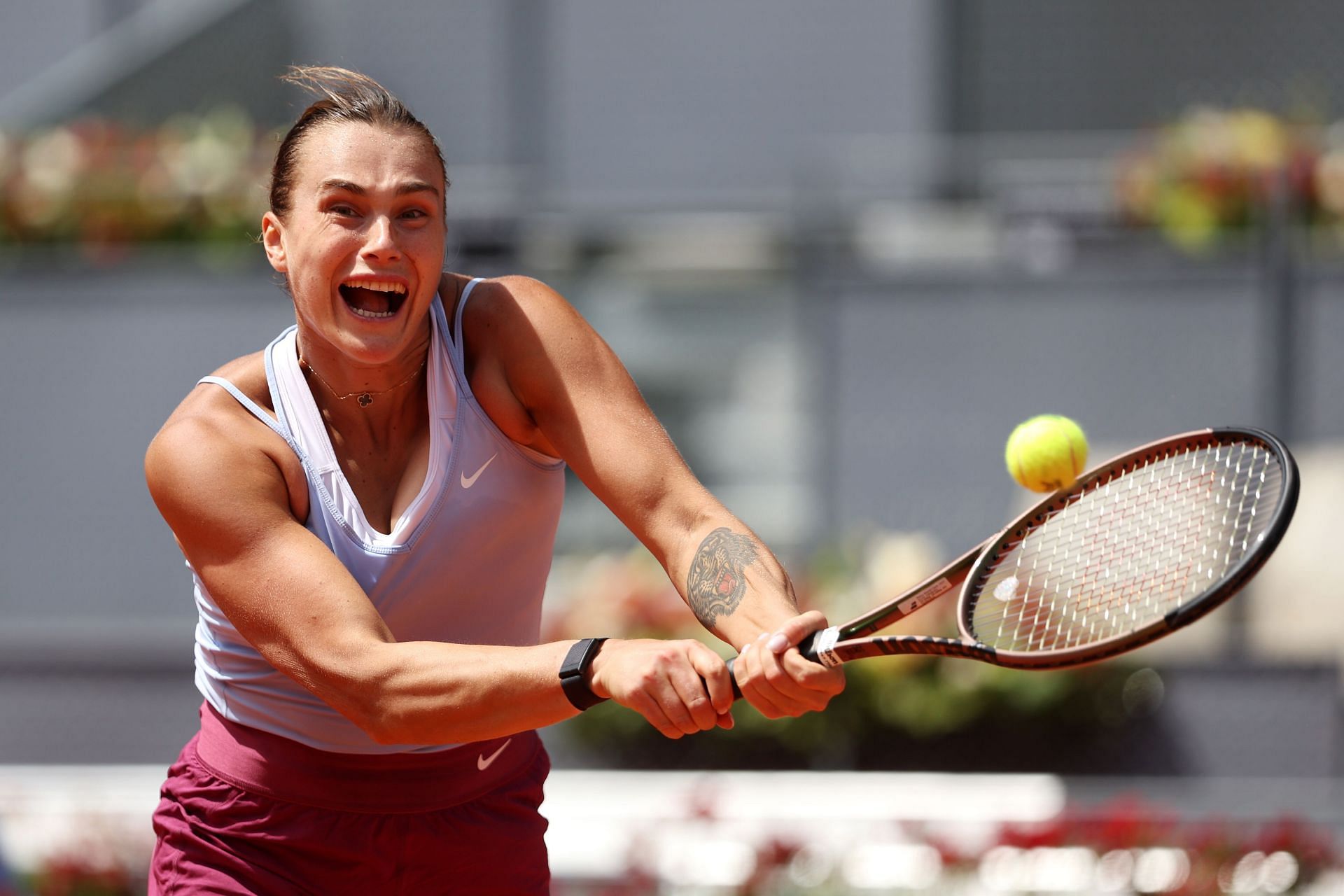 Aryna Sabalenka at the 2023 Madrid Open
