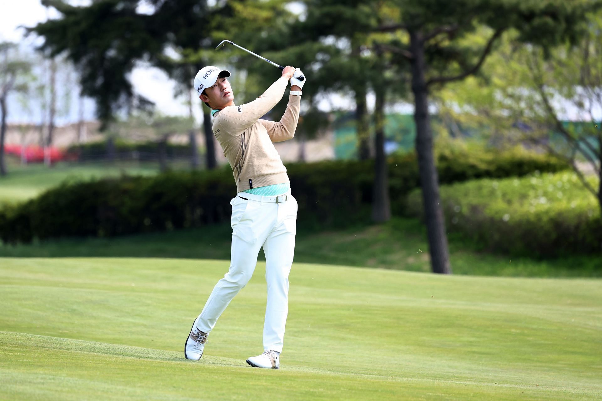 Defending champion Bio Kim finished T-6 at the 2023 GS Caltex Maekyung Open