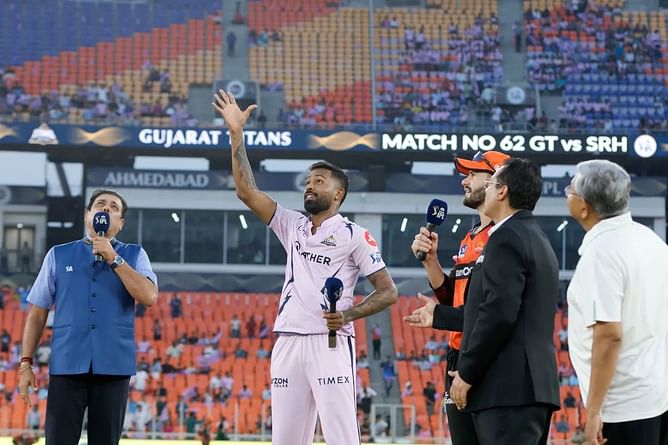 IPL 2023 : टॉस जीतकर SRH ने गेंदबाजी ली, GT के लिए अंतरराष्ट्रीय टीम का कप्तान करेगा डेब्यू