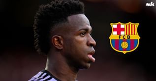 Barcelona star sends a message of support to Vinicius Jr after getting substituted against Valladolid