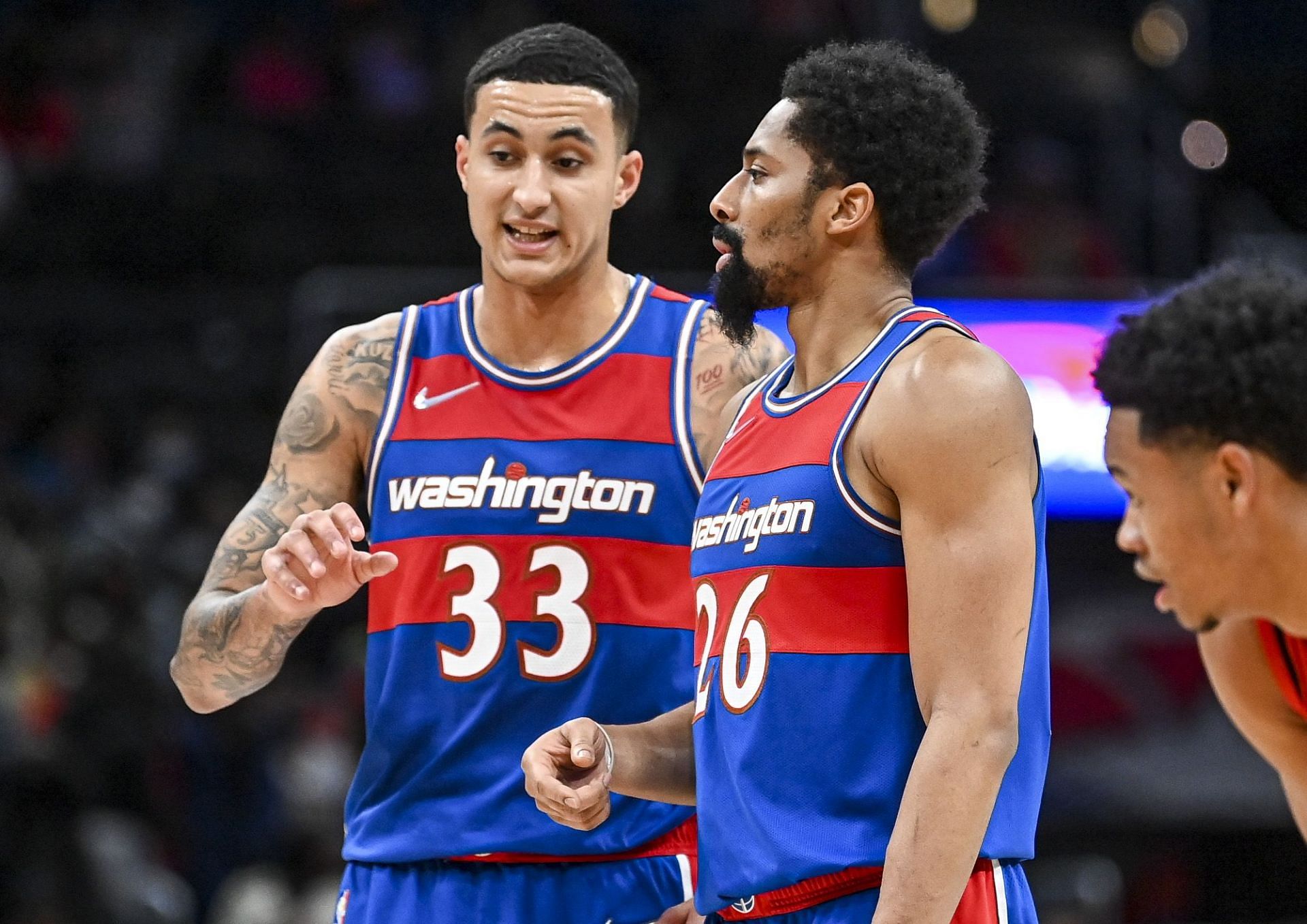 Former Washington Wizards teammates Kyle Kuzma and Spencer Dinwiddie