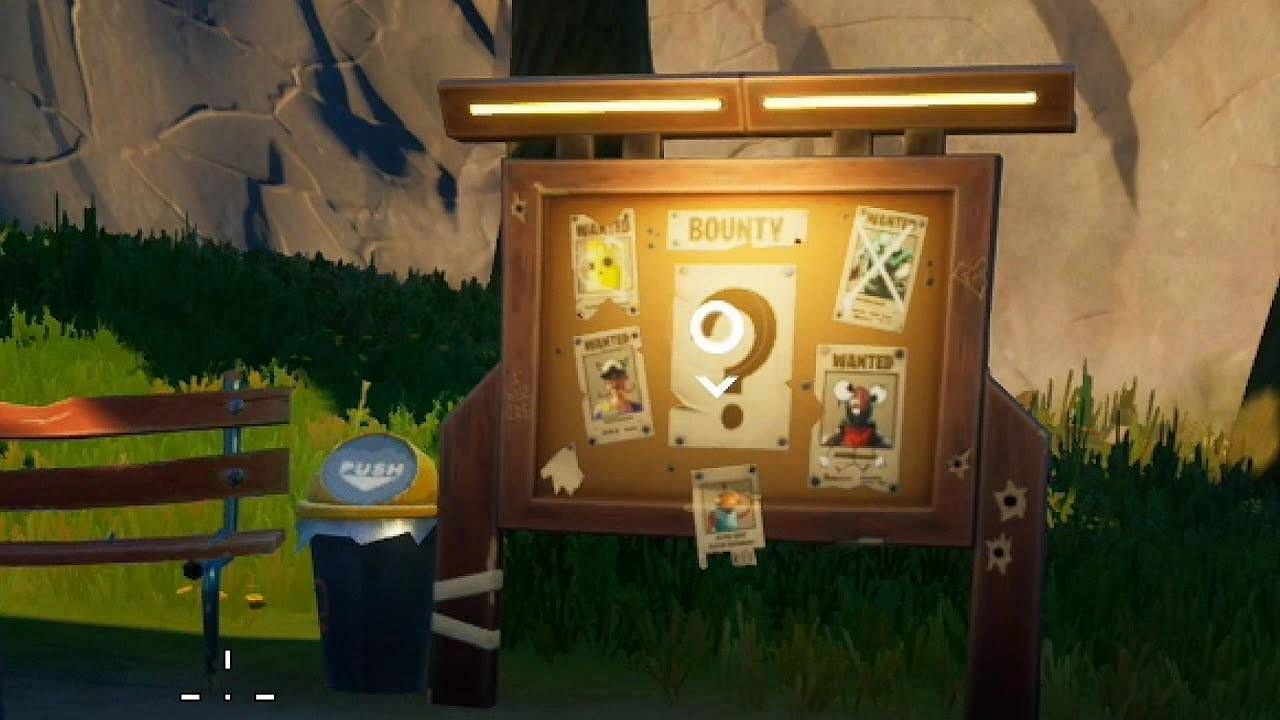 Fortnite Bounty Boards are great for getting gold (Image via Epic Games)