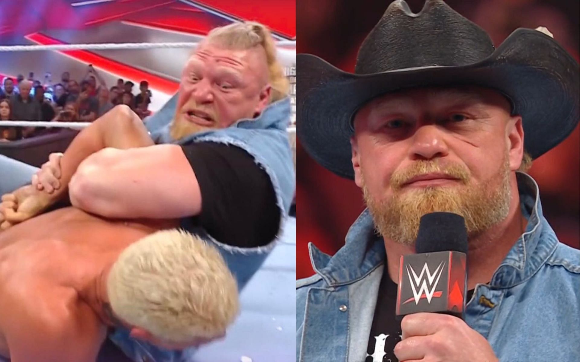 Brock Lesnar broke Cody Rhodes