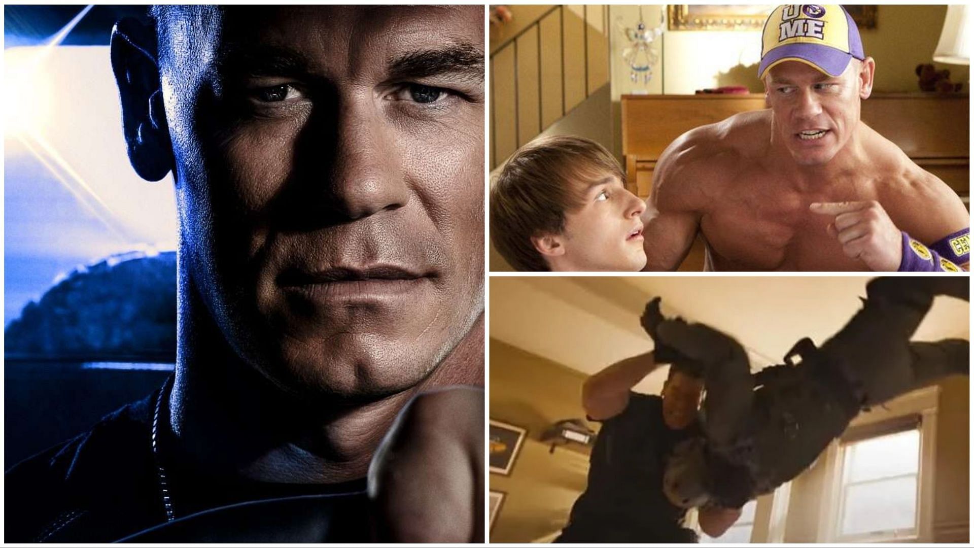 WWE Superstar John Cena sends some of his wrestling moves in some of his films.