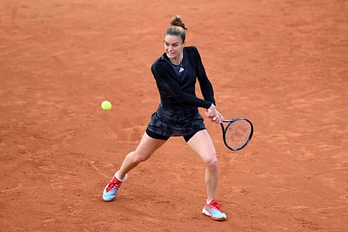 Maria Sakkari at the 2023 Italian Open.