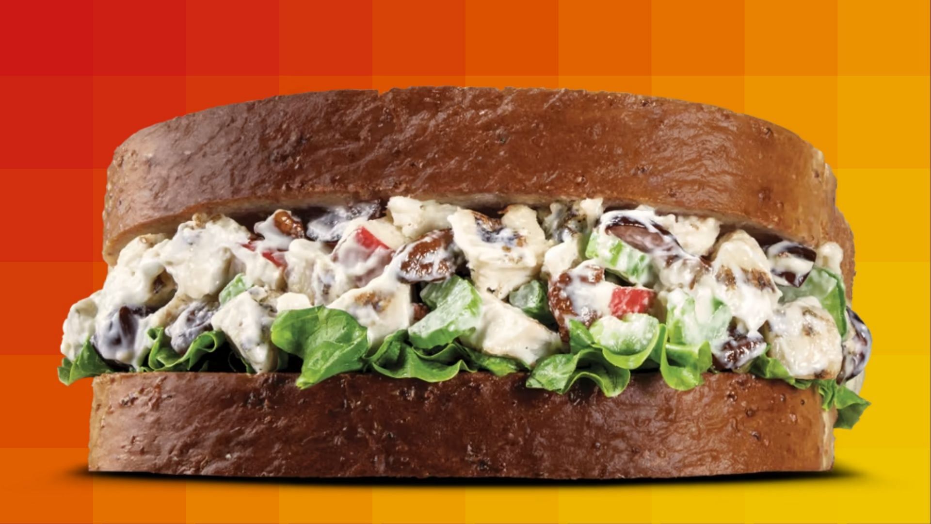 The Pecan Chicken Salad Sandwich packs over 840 calories and costs over $6.29 (Image via Arby&rsquo;s)