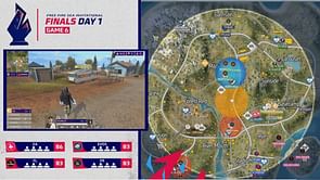 Free Fire SEA Invitational Grand Finals Day 1: Overall rankings, match-wise highlights, and more