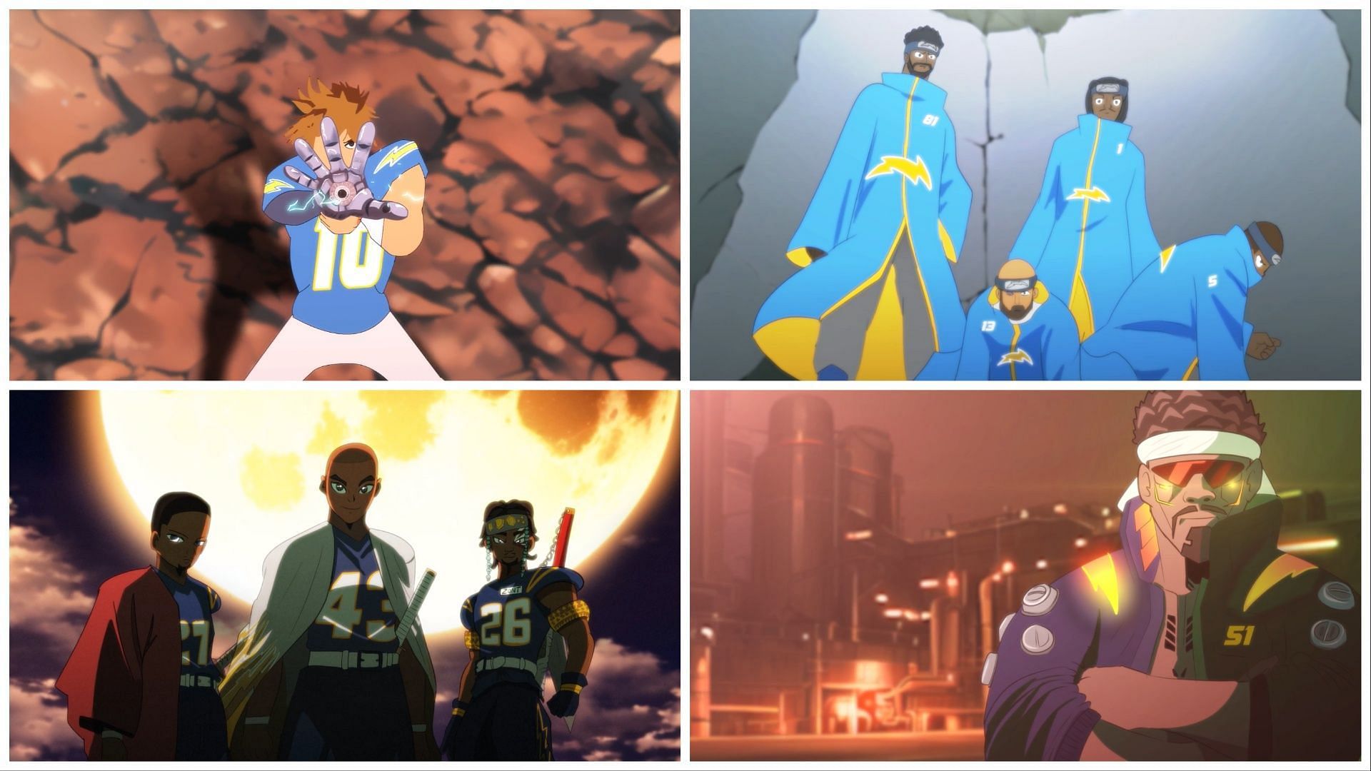 Every reference from the Chargers' 2023 anime schedule release video