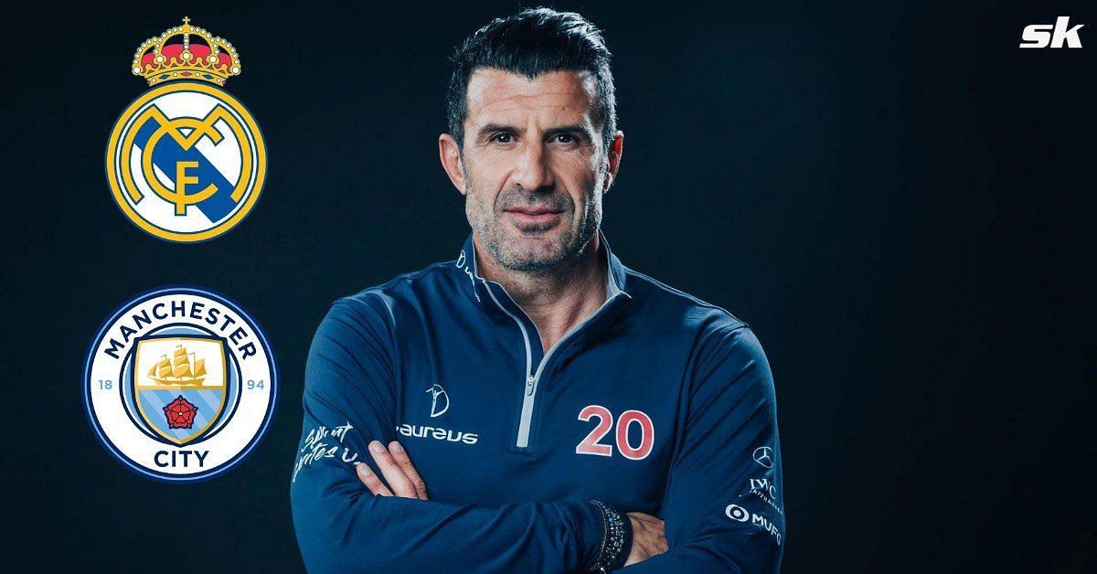 Luis Figo thinks Manchester City are favorites to progress to Champions League final