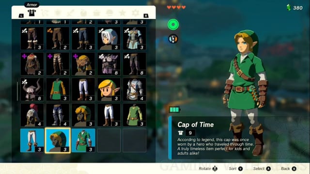 Time Armor: How to get the Time Armor set in The Legend of Zelda Tears ...