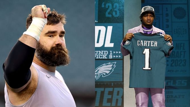 Jason Kelce shares honest assessment of Jalen Carter’s character concerns after Eagles draft former Georgia star