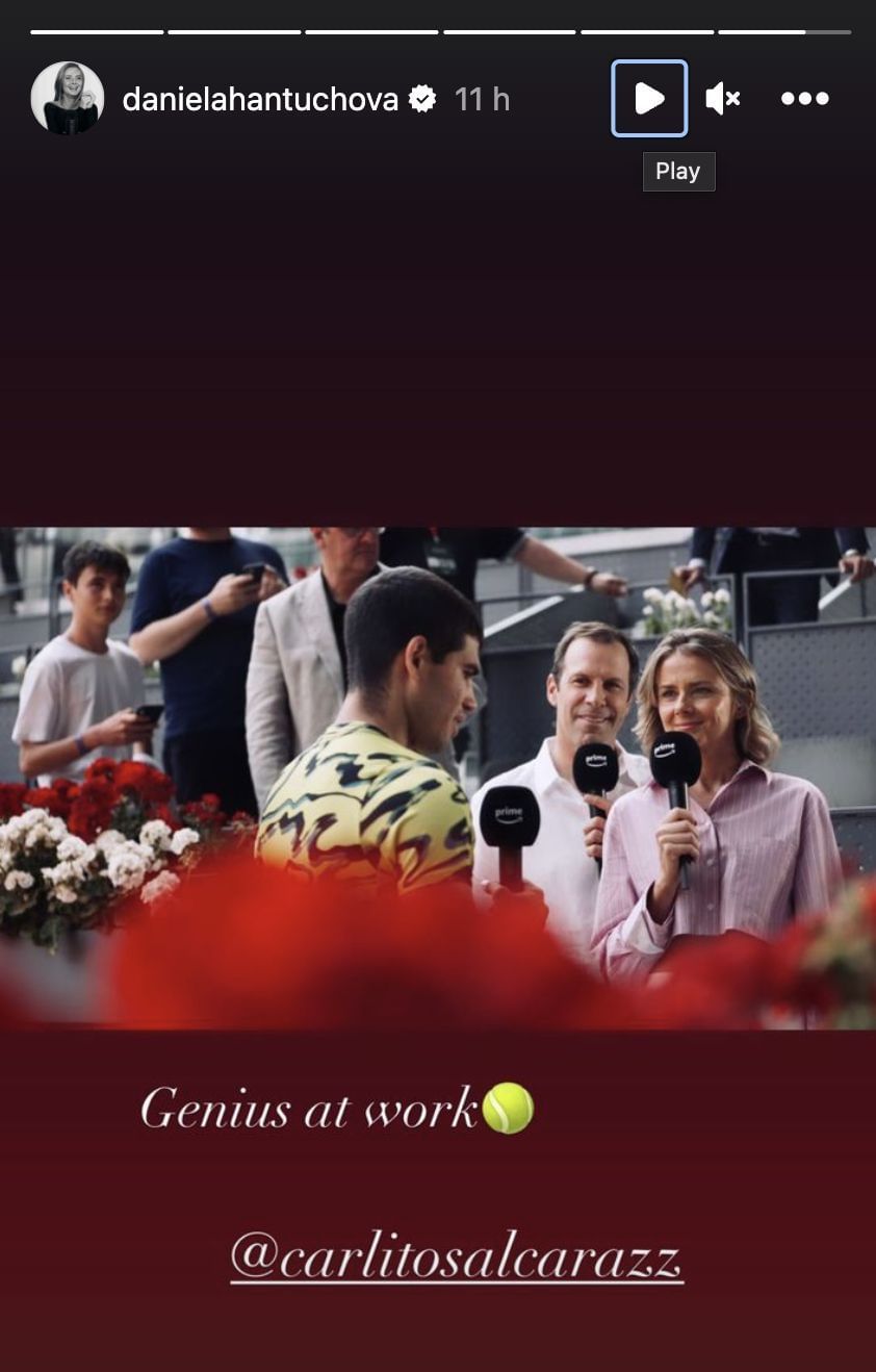 Daniela Huntuchova&#039;s IG Story