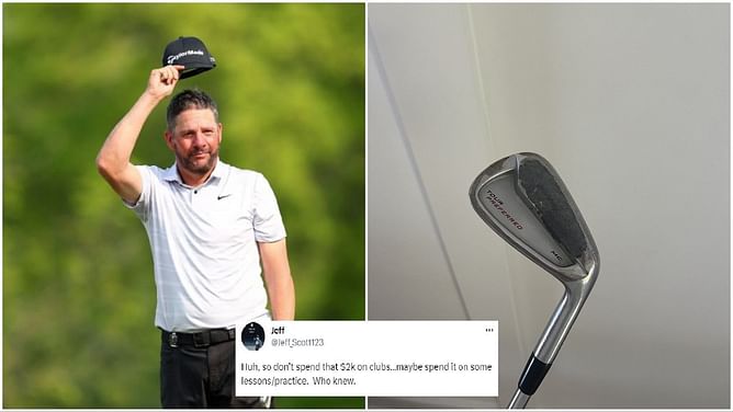 “So don’t spend that $2k on clubs” – Fans react as Twitter user makes big claims regarding the age of Michael Block's Tour Preferred irons