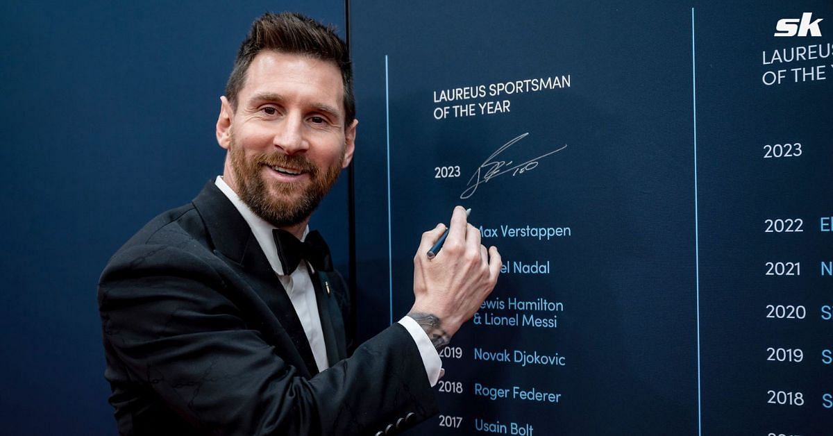 Lionel Messi received the Laureus World Sportsman of the Year award on May 8.