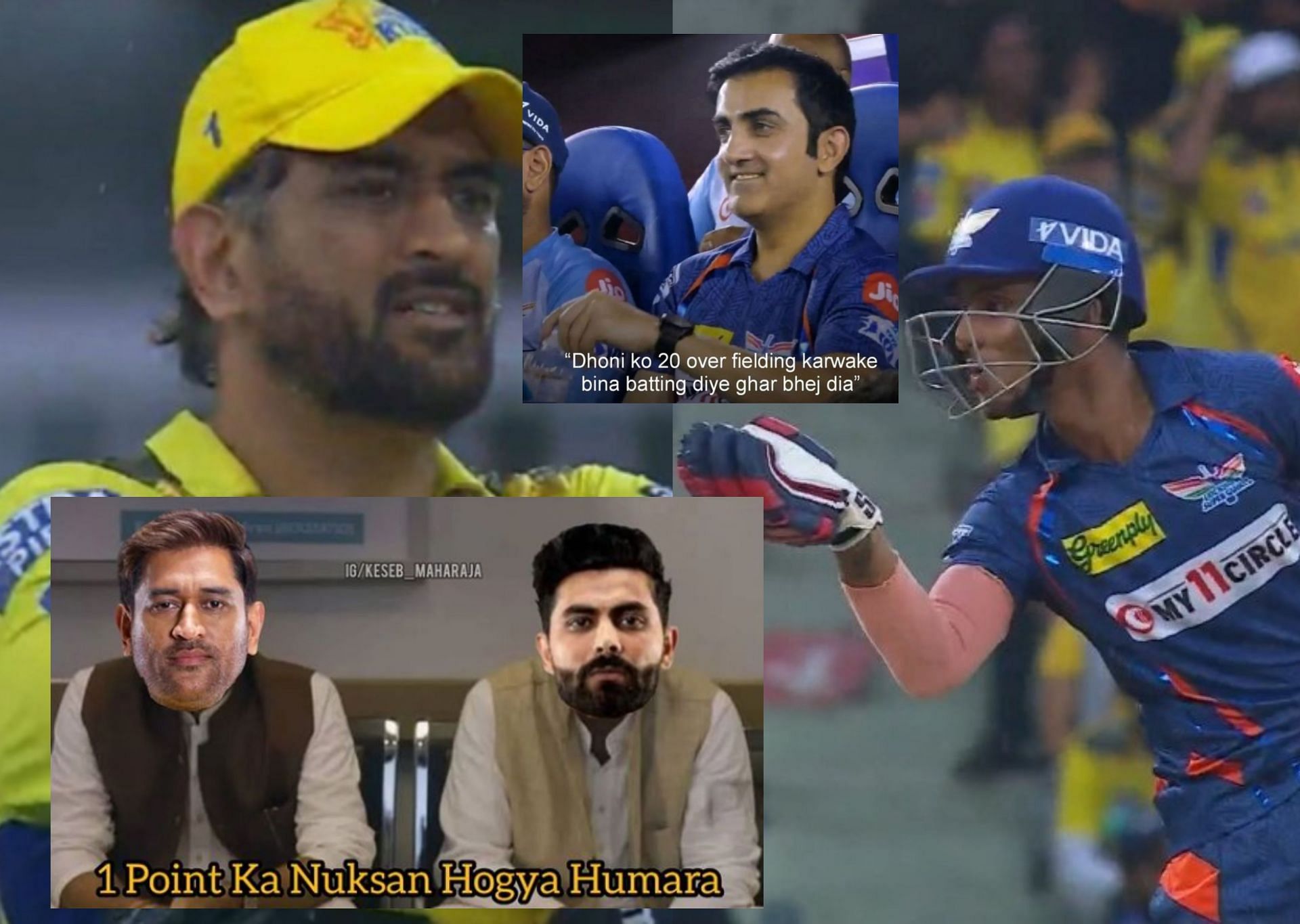 LSG vs CSK: Top 10 funny memes from today's match in IPL 2023