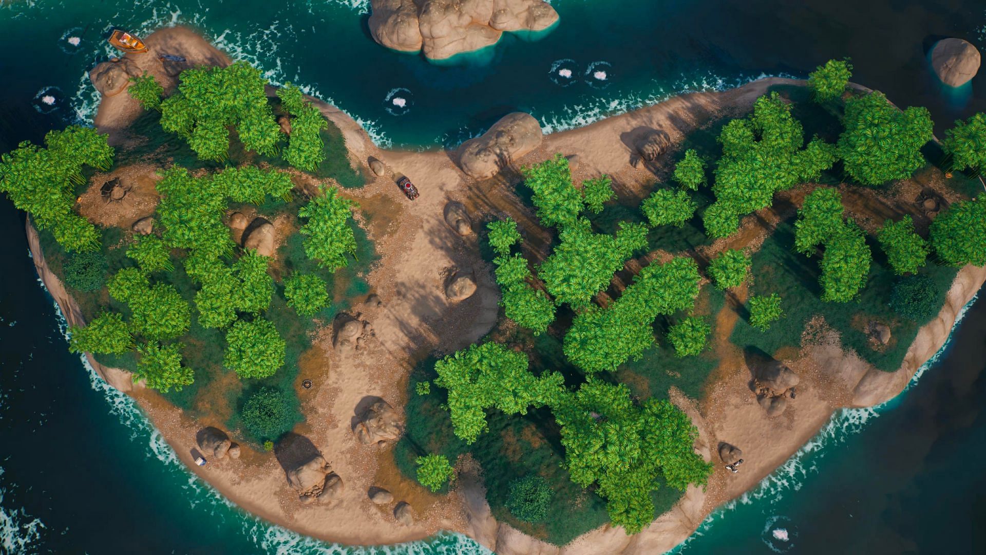 Restful Retreat is a small island located in the new biome (Image via Epic Games)