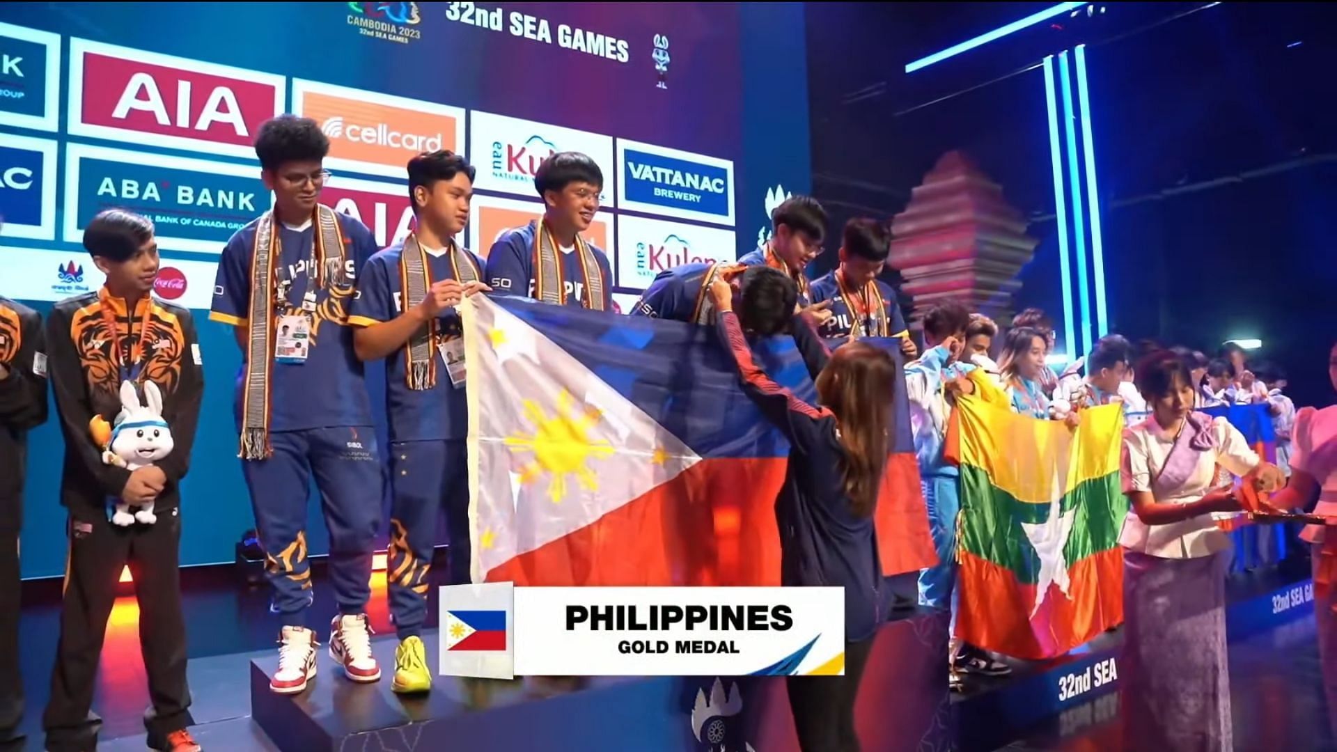 The Philippines wins gold medal at 32SEA Games MLBB (Image via Moonton)