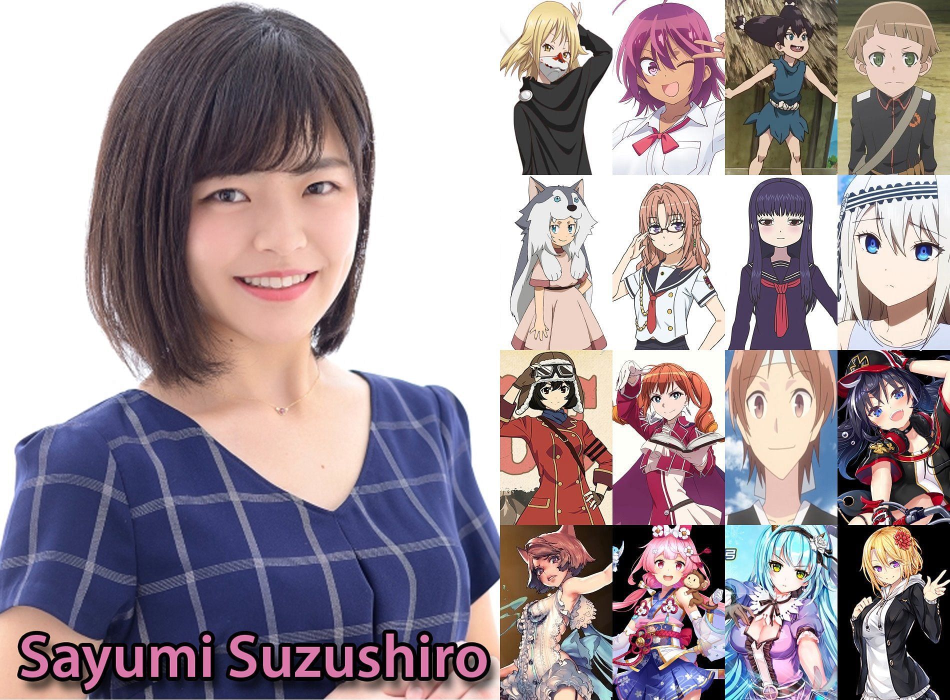 Some of this voice actress&#039;s most notable roles (Image via Seiyuu)