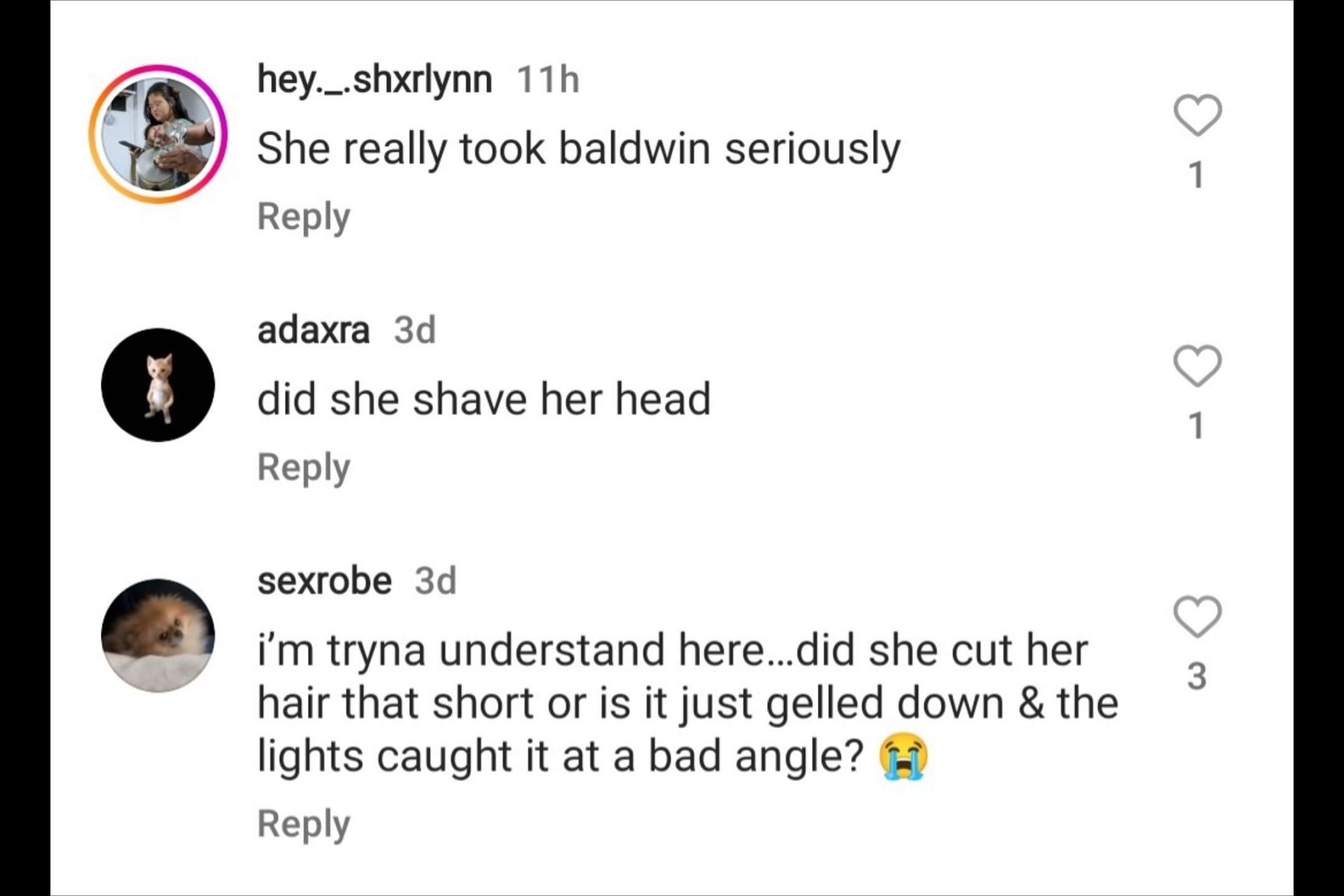 Internet reacts to Hailey&#039;s hairstyle at the Tiffany &amp; Co. NYC flagship event. (Image via Instagram/@shook.yt)