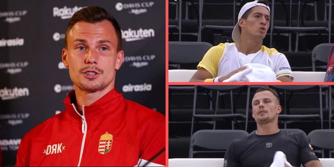 Marton Fucsovics addresses fiery outburst against Sebastian Baez at the ATP Lyon Open