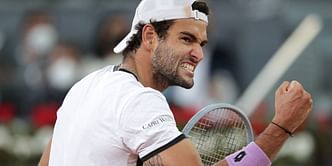 Matteo Berrettini back on court ahead of French Open after injury lay-off