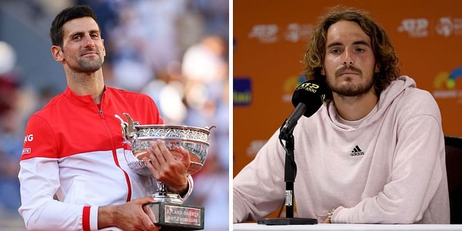 Stefanos Tsitsipas not losing too much sleep over Novak Djokovic possibly winning 23rd Grand Slam at French Open