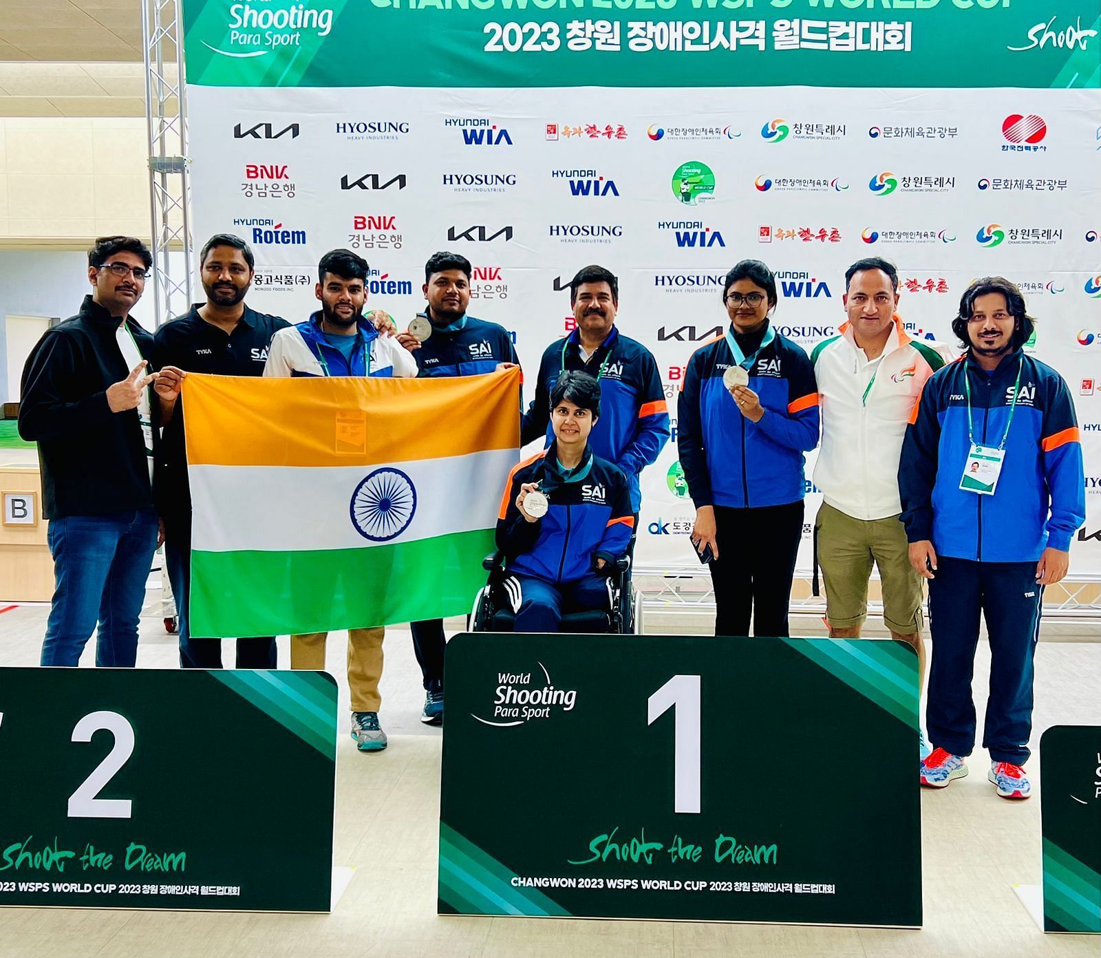 Indian Shooters Claim Medals and Ignite Global Inspiration at Changwon WSPS World Cup 2023