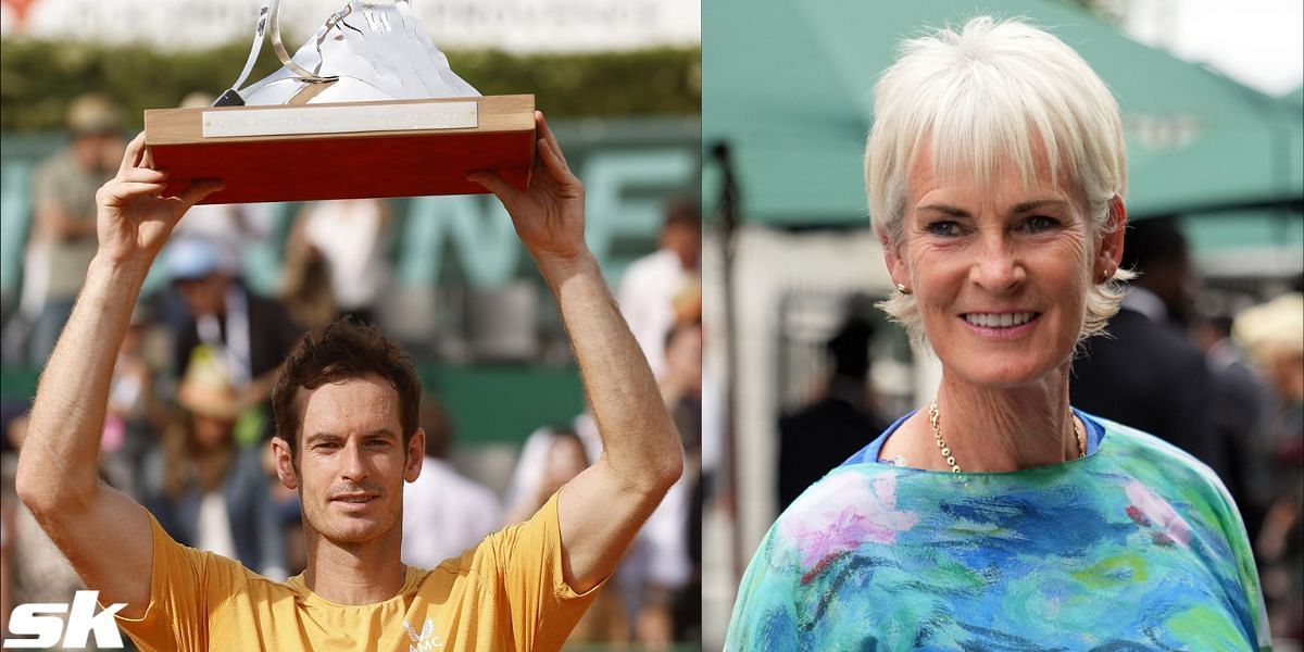 Andy Murray (L) and his mother, Judy Murray (R)