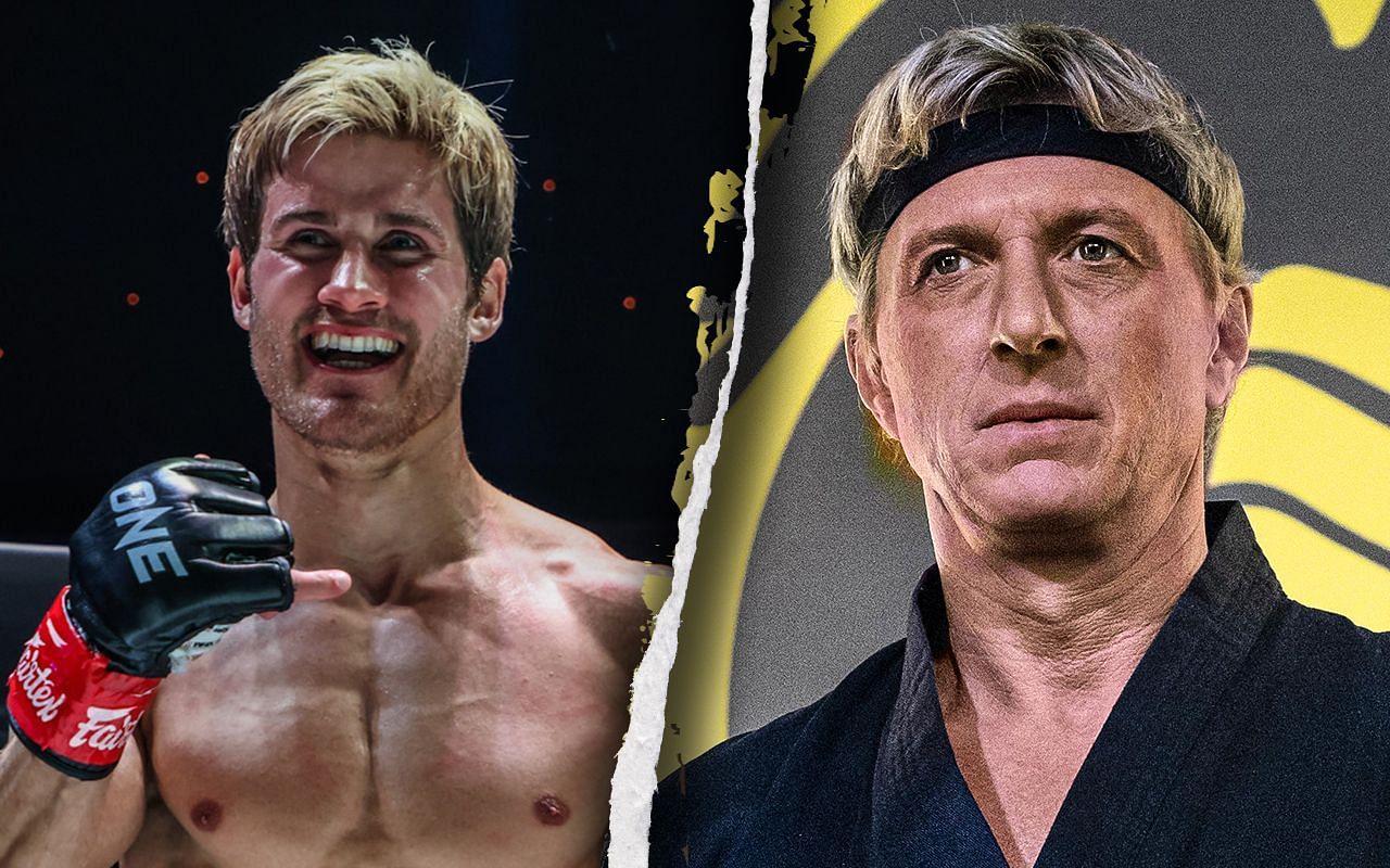 Sage Northcutt (left) and William Zabka a.k.a Johnny Lawrence (right). [Image: Various / ONE Championship]