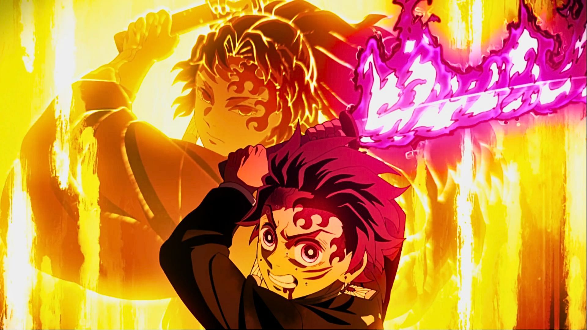 THIS IS 4K ANIME (Tanjiro vs Hantengu) Demon Slayer Episode 5 on Make a GIF