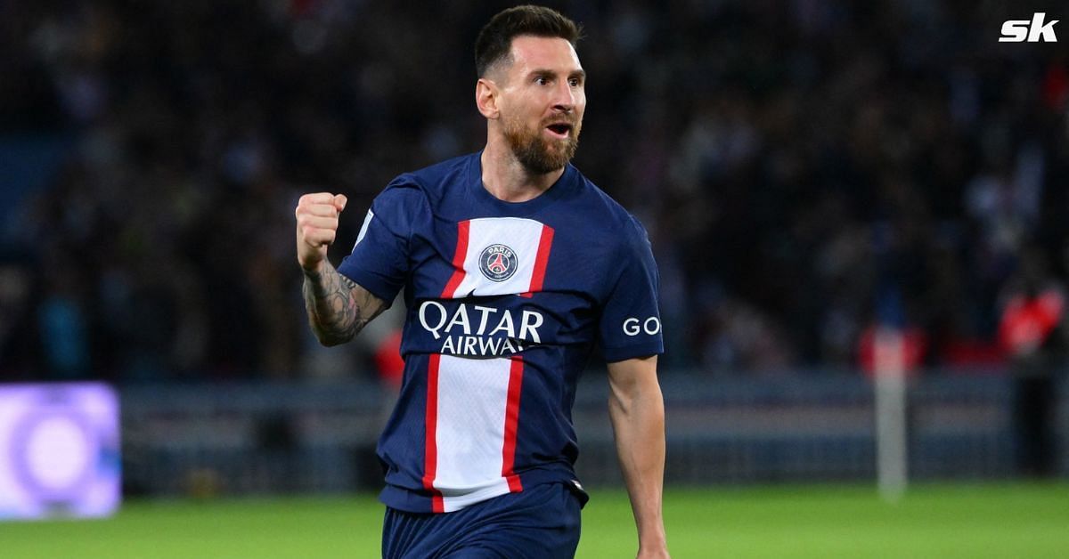 Lionel Messi back in action for PSG in training.
