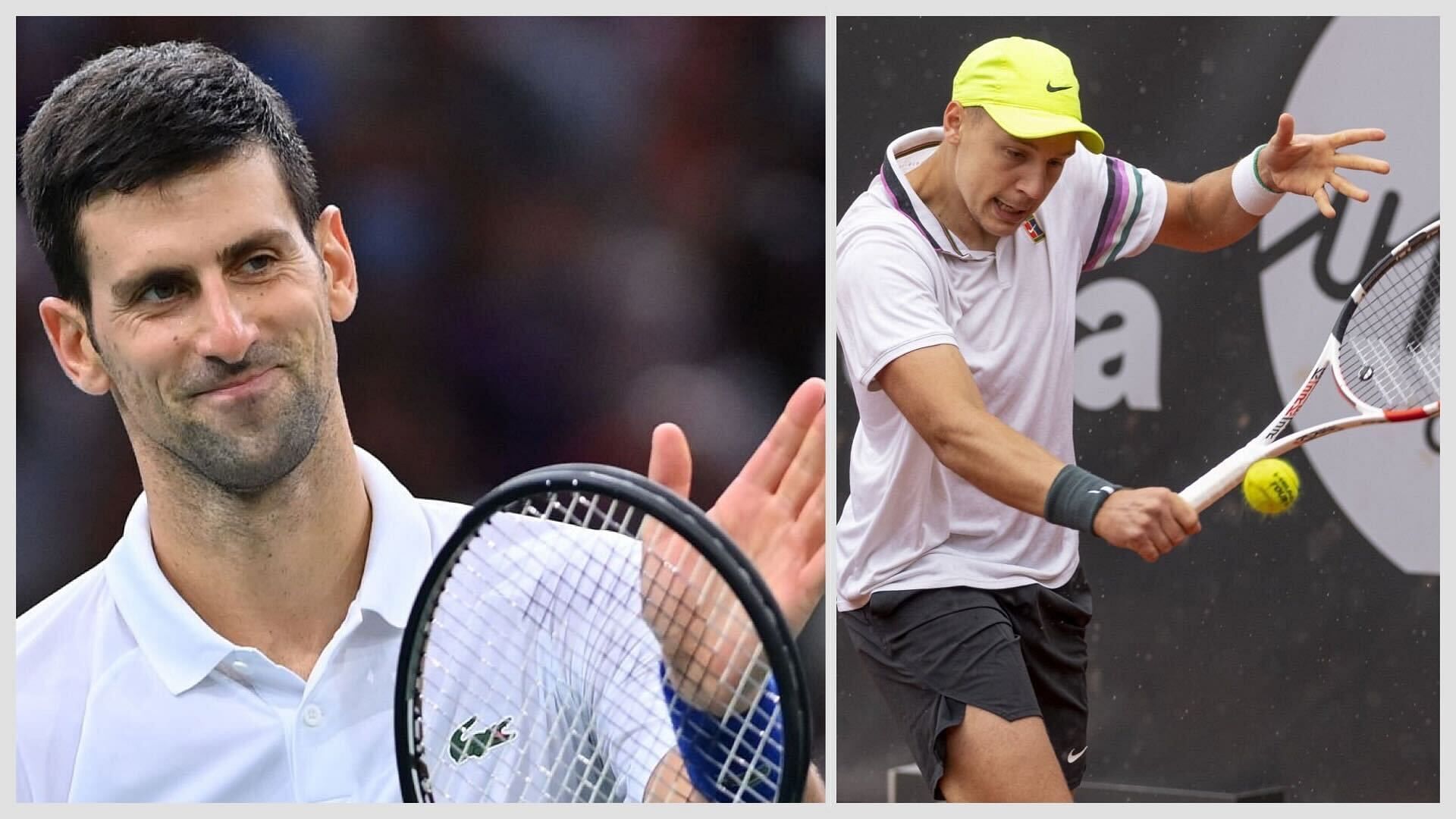 Novak Djokovic applauds Hamad Medjedovic