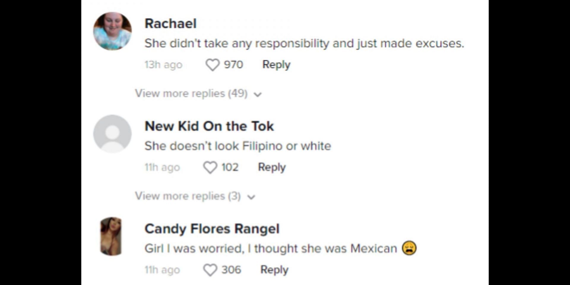 Internet reacts to Ashley&#039;s apology video. (Image via TikTok/@ellenacuario)